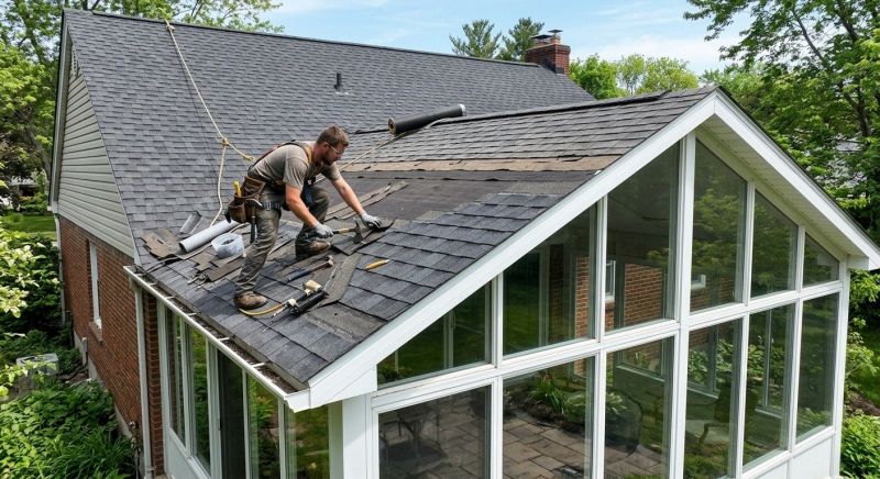 Damaged Roof Replacement in Alexandria, VA